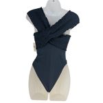 Anthropologie  Lilly Smocked One-Piece Swimsuit Black Photo 8