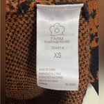 Farm Rio Women’s Black Brown Bananica Intarsia Crewneck Oversized Sweater XS Photo 14