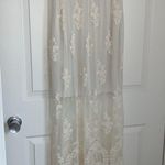Altar'd State Beautiful White Lace Maxi Dress Photo 2