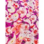 Ba&sh NWT Dalenda Floral High Waisted Midi Flared Skirt Fushia Women's 36 / S Photo 4