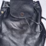 Tory Burch  Brody pebbled Leather black Backpack Photo 2