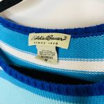 Eddie Bauer  Cotton Striped Sleeveless Sweater Tank Sz Medium Photo 6