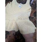 Blu Pepper Adorable Delicate  Juniors XL Yellow Tank Top Photo 1