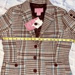 Plaid Cropped Blazer sz M NWT! Size M Photo 3