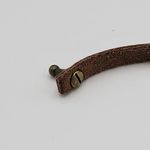 Boho Leather Bracelet Purple Gemstone Cord Wrap Rhinestone Brown Stone Photo 5