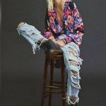 Free People FREE PEOPLEBrunch A Bunch Floral Tunic A37 Photo 1