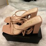 Lulus Strappy Nude Heels Photo 0