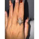 Designer Originals VTG 925 STERLING SILVER‎ MARCASITE DESIGNER RING SIZE 8 Photo 6