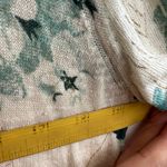 Vintage Cream Floral Front Pocket Cardigan Fairycore Fairy Grunge Artsy Medium Photo 3