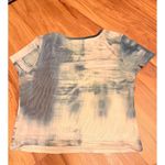 Madden Girl  Butterfly Rhinestone Top Y2K Sheer Tee Blue XL Photo 1