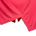 Soft Surroundings Timely Tunic Top Petite Med Pink Shark Bite Hem Short Sleeve Photo 3