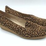 Bottega Veneta Womens Wedge Loafers Slip On Leopard Print Brown Size 6.5 Photo 0