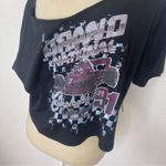 Arizona Jeans Arizona Juniors Graphic Tee Oversized Cropped Race Car Grand National Photo 1