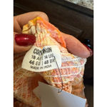 Cotton On Women's Orange Pink Floral Smocked Off-Shoulder Crop Top 14 Photo 8