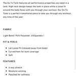 DYI  The Go To Tank Navy Blue Tank Top L Photo 3