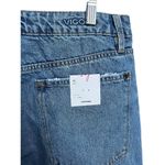 Vigoss NWT  High‎ Waisted Split Hem Straight Ace Jeans in Medium Wash. Size 31 Photo 2
