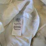 J.Crew NWT Ruffle button-up shirt in crinkle chiffon Sz 4 small hole from tag Photo 5