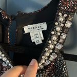 Monteau  Sparkle Printed Sleeveless Peplum Dress | Women’s Size XL Photo 3