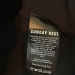 NWT Sunday Best Crewneck Tee Shirt Embroidered French Bulldog Size Large Black Photo 5