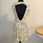 Free People Chic Floral V-Neck Mini Dress Photo 4