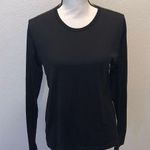 Black comfy outerwear long sleeve thermal top Photo 0