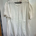 Knox Rose  White Blouse Woman’s Size Large NEW Photo 0