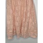 Nsr NWT Womens Provance Mini Dress Size Large Stretch Lace V Neck Blush (b6) Photo 3