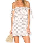 Tularosa  Women’s Size S Perry Ivory Paisley Print Shift Strapless Mini Dress Photo 1