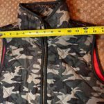 Cynthia Rowley  Womens Size L Quilted Vest Zip Front Snap Front Pockets Camo Photo 3