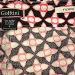 GOLFTINI FIERCE Geometric Patterned Pink Black White Scalloped Hem Skirt Skort 4 Photo 3