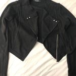 White House | Black Market Black Moto Style Soft Jacket  Photo 0