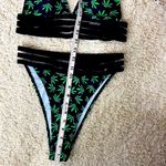 SheIn 🖤💚 Leaf Bikini•Size:M•NWOT💚🖤 Photo 2