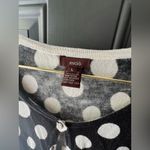 Escio boutique Black and White Polka Dot Cardigan Size L Photo 2