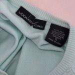 Moda International Silk Pearl Button Cardigan Blue Photo 5