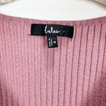 Lulus  Snuggly Precision Mauve Pink Pleated Sweater Midi Dress Knit A Line Medium Photo 6