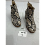 Torrid Womans Ankle Boots 8.5 W Snake Print Side Zip Block Heel Stretch At Ankle Photo 1