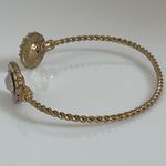 BaubleBar  Gold Gemstone Adjustable Cuff Bracelet Photo 2