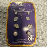 Bead Landing Amulet Earrings Set Silver Photo 0