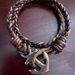 James Avery Leather Anchor Bracelet Photo 0