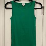 J.Crew NWOT Size XXS Mid Weight Boat Neck Kelly Green Knit Cotton Tank Top Photo 0