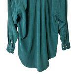 Vintage Basic People Everywhere Reindeer Christmas Holiday Sot Corduroy Shirt M Green Size M Photo 5