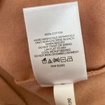 EXPRESS Peach Rhinestone Brooch Cotton Ruched Sleeveless T-Shirt Dress Small Photo 14