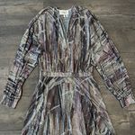 Ba&sh Santana Metallic Printed Maxi Dress Photo 6