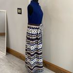 Avon Vintage Blue and Brown Maxi dress. Size L See measurements Photo 2