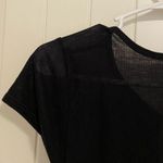 EUC Jr. Movement junior’s black thin lightweight cutout cropped ruched top small Size undefined Photo 4