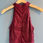 Sequin Ruched Formal Homecoming Dress Size M Photo 5