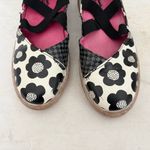 Gudrun Sjoden Daisy Print Mary Janes Flats 40 Black Size 9 Photo 2