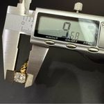 Vintage Signed 925 Gold Over Sterling Silver Emerald Cut Clear CZ Ring Size 8 5g Photo 10