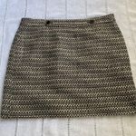 Loft NWOT tweed mini skirt with statement buttons. Photo 2
