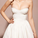 House Of CB HOUSE‎ OF CB 'Katherine' White Strapless Corset Mini Dress NWOT size M taller Photo 0